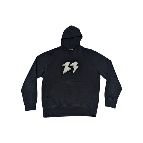 Nike Jordan Flight MVP Hoodie 23 Black Michael Jordan Mens Medium Sportswear Top - Picture 1 of 7